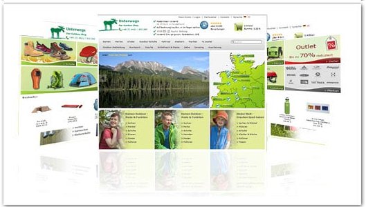 Outdoor Shop Unterwegs im neuen Design